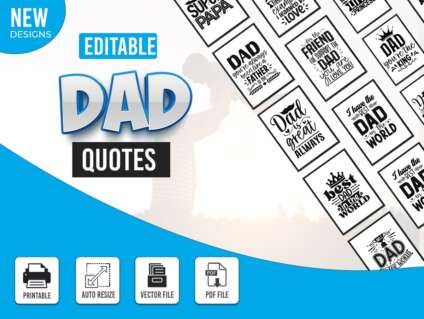 Editable Designs, Father's Day, Free Download, Heartfelt Wishes, Printable Quotes, Wall Art